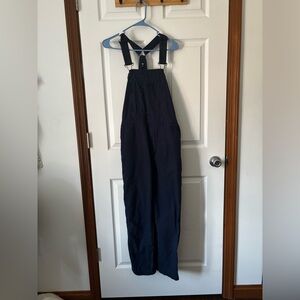 Navy Blue Vans Overalls Size Medium